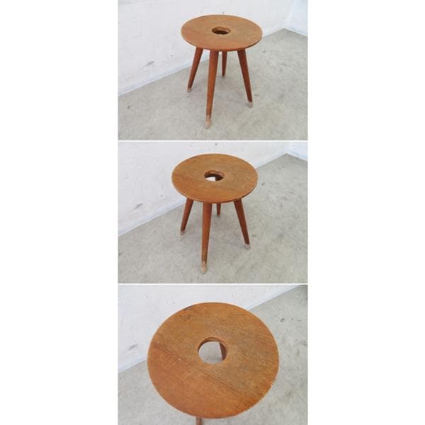 ヴィンテージ■メーカー不明■リングスツール■名作家具■スツール/チェア■古道具■
